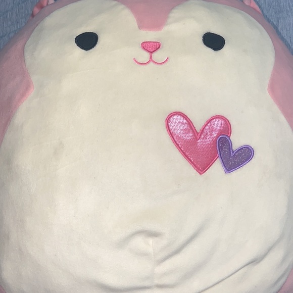 16” Squishmallow - Pink Squirrel named “Sarah.” - Picture 10 of 10